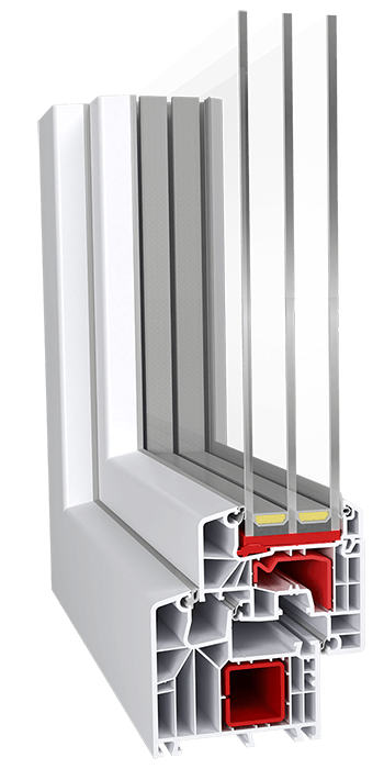 Aluplast Ideal 8000 – 6 kamerų langai