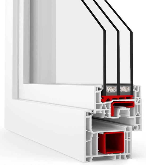 Aluplast IDEAL NEO AD 5 kamerų durys