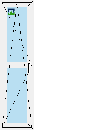 550x2100 rankena dešinėje