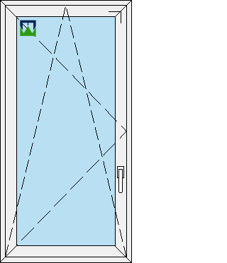 900x1800 rankena dešinėje