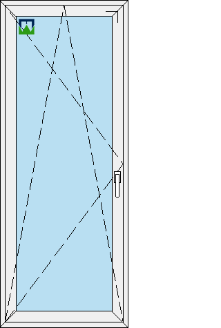 900x2300 rankena dešinėje