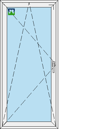 950x2100 rankena dešinėje